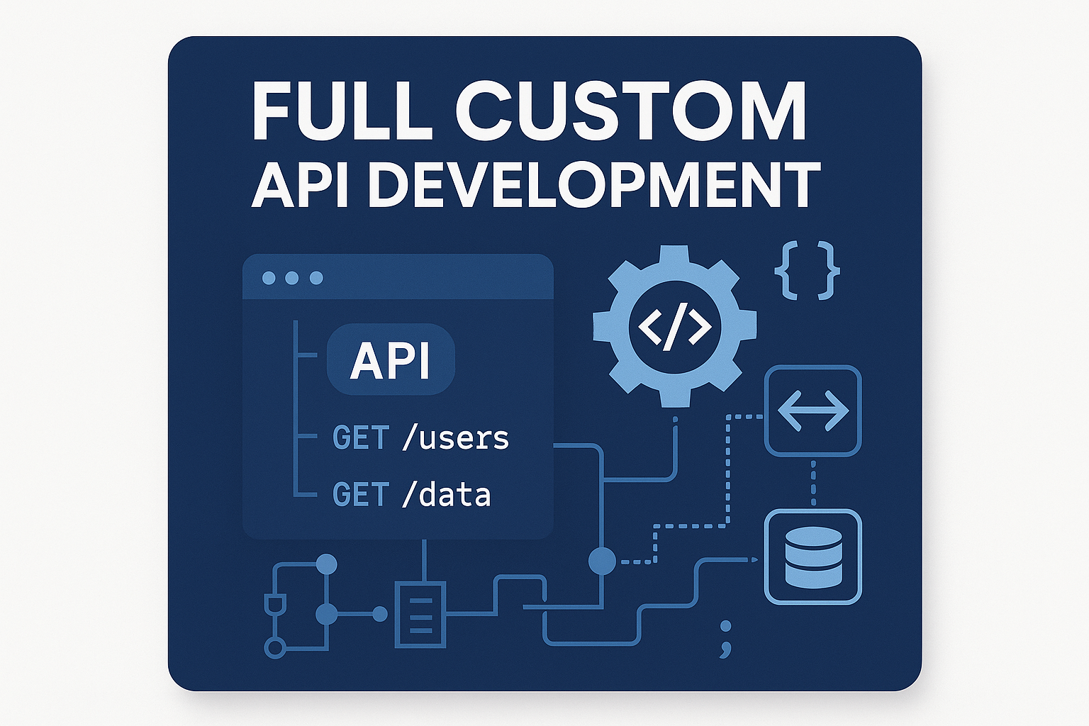 Full custom API development product image